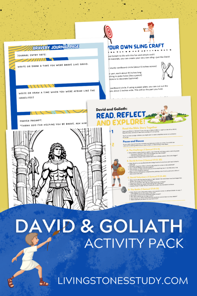 David & Goliath Activity Pack David & Goliath Activity Pack Pinterest Optimized
